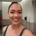 Grace Byers Instagram - Thank you @Deadline for today’s #FYC Contenders Panel🔋 stylist x @adenarohatiner fit x @ongoajpairamofficial makeup x @tayriverabeauty hair x me shoes x @stuartweitzman Thank you Glam!💚 #Harlem #Emmys @harlemonprime