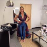 Grace Byers Instagram - ~•~ Favorite Quinn Lewks #2 ~•~ 🦚 The Peacock 🦚 Designed by @thereeldesign Hair @bankzo Makeup @lexxlooks Straight Plumage! 🪶😍 #bts #harlem @harlemonprime