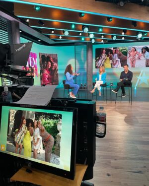 Grace Byers Instagram - Huge thanks to @accesshollywood for a great time as we chatted all things @harlemonprime S2, The Blackening and life!

Swipe for more ➡️

stylist x @adenarohatiner
makeup x @tayriverabeauty
hair x @rena.calhoun
dress x @staud.clothing
pumps x @sam_edelman
jewelry x @sterlingforever

💙