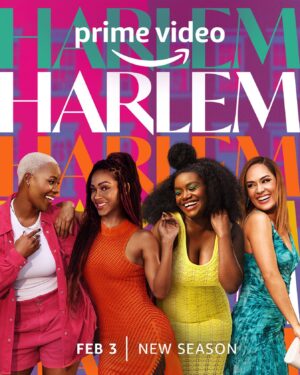 Grace Byers Instagram - The sQUAD is back and Harlem is getting HOT! ❤️‍🔥 New episodes premiere on February 3, only on @primevideo!

@harlemonprime