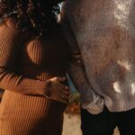 Grace Byers Instagram - God, we thank you. Baby Byers, we can’t wait to meet you. 🤎♾️🤎 @traibyers 📸: @maddisonrosephoto