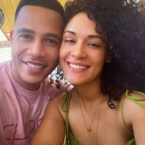 Grace Byers Instagram - Because of you 

my feet can land a little softer
my heart can open a little wider
my head can rest a little heavier
my soul can move a little deeper

Because of you, laughter is wild, love proliferates and even when life isn’t easy, journeys are ‘ease-full.’

It’s your birthday, my love, but to live life with you, is one of the greatest - and richest - gifts I’ve ever experienced. 

Happy Birthday, my King. So incredibly grateful for your life. 👑🎈 @traibyers