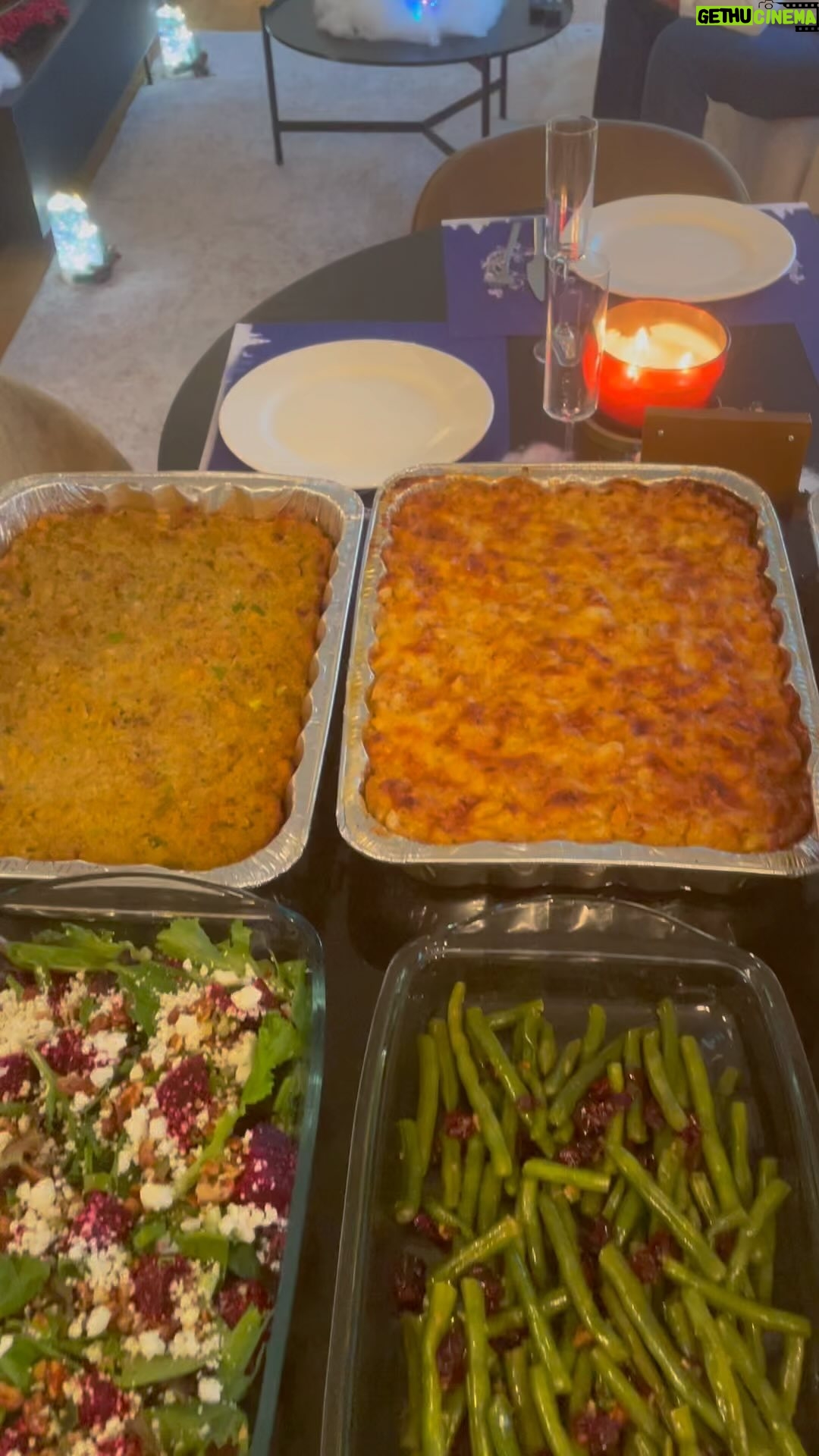 Grace Byers Instagram - Definitely cooked too much for just us, but that’s what leftovers are for. 😏 So, so much to be grateful for. Still basking in the love of family (even from afar!) gratitude, full stomachs and warm beds. Bonus Memory: my MIL who jumped on FT with me this week while we cooked her son’s favorite cornbread dressing and braised turkey together and belly-achingly laughed the whole time. Love you so much, Mama!🧡 Whether you were solo or surrounded by others, I pray that you were reminded some way, some how, of the Love that encompasses you always. 🤍