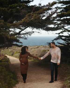Grace Byers Instagram - God, we thank you.
Baby Byers, we can’t wait to meet you.

🤎♾️🤎 @traibyers

📸: @maddisonrosephoto