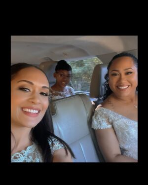 Grace Byers Instagram - My heart has been so full this past month as we celebrated and uplifted my sister, @caymancake.

Sissy, from the milestone of your 40th birthday to your joyous bridal shower to your incredibly special wedding, it’s been such a gift to be able to witness your deep happiness in person.

As someone who gives so selflessly and so often, it was also deeply moving to see the expression of the profound love that others have for you, as well.

You deserve every drop of the happiness, joy and celebration that surround you! I’m filled to the brim to see you so full. We are also so thrilled to welcome our new brother-in-love, Jose, into our family! We just couldn’t be happier for you both. 🥹🤍

I love you so much, Sissy. I’ll forever celebrate you and be the #1 champion of your joy. Happy Birthday   Congratulations on your new nuptials! 🤍🥂🤩