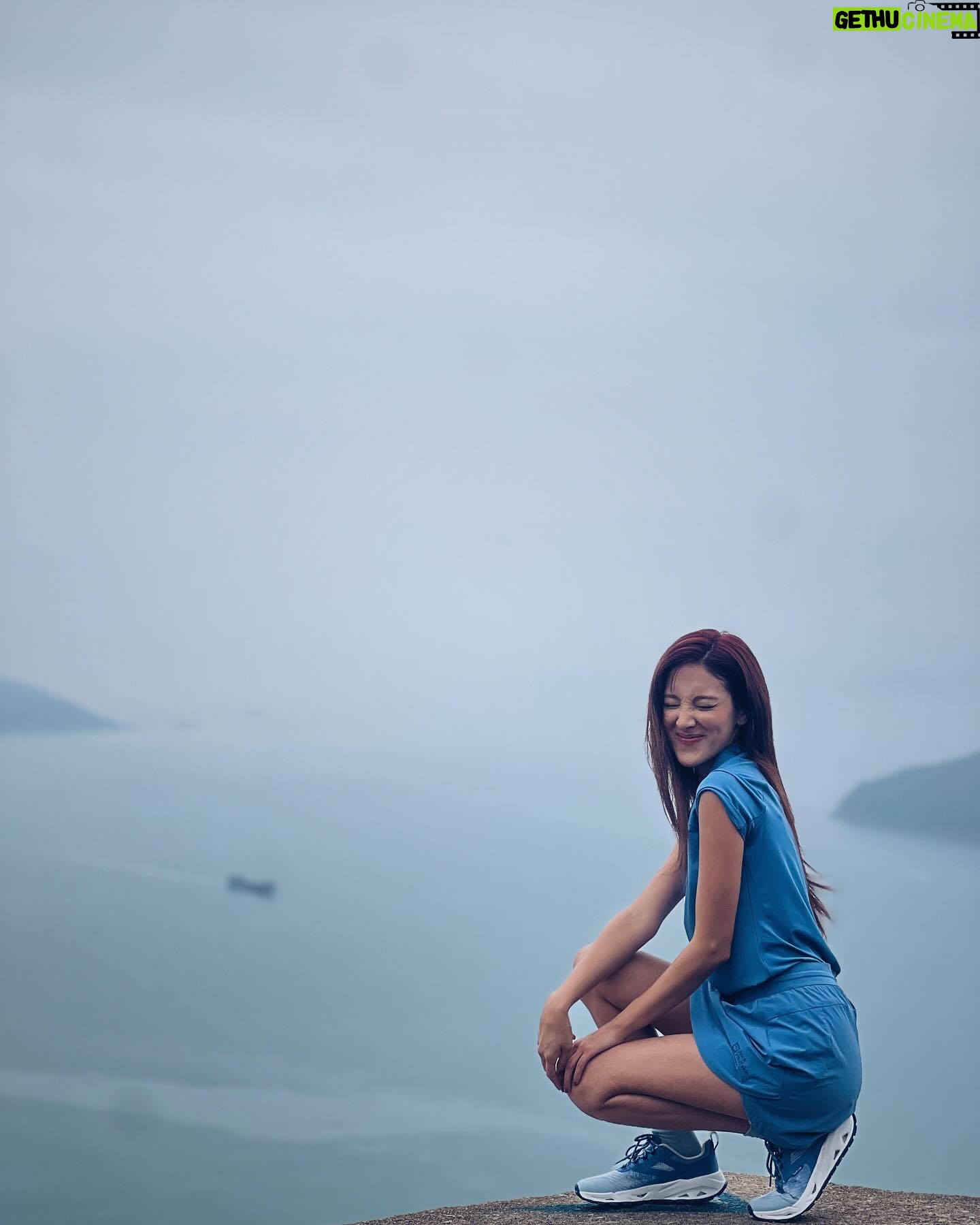 Grace Chan Instagram - Another Month, Another Climb 🧗🥹🤍 It’s April, 🥰 which means it’s been 4 months from when I started my goal of hiking once a month. 🏔️ Now I know this doesn’t seem like a very impressive target🥹, but as someone who has started making New Year’s resolutions since she was 10… I know that unless I am realistic with myself, I’ll be ripping up that list faster than you can say….(you get the idea 🤭) And the most important thing is… ACHIEVING the goal FEELS REALLY GOOD!🩷 So if you’re like me, try being honest with yourself about what you CAN do versus what you THINK you should do😘 P.s….HK ain’t so bad even in gloomy weather 😁🌧️