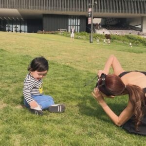 Grace Chan Instagram - When you have 3 kids, everyday is children’s day🤣🩵💚🤍

My dad always tells me 
that out of the three of us (my older sister & my twin bro)
I was always the first one to run in front of his camera
Slap on the biggest smile and say CHEESE! 😁🧏🏻‍♀️
Maybe it was because I knew how happy it would make him then
But little did I know how happy I would feel seeing these photos now.
A picture isn’t just worth a thousand words, 
It’s worth a lifetime of memories🤍

If there’s one advice I would share with other parents,
It’s to take more photos, record more videos 
And capture those funny, sweet, random
little pieces of life for your kids to look back at one day. 

Happy Children’s Day 🧸🎀