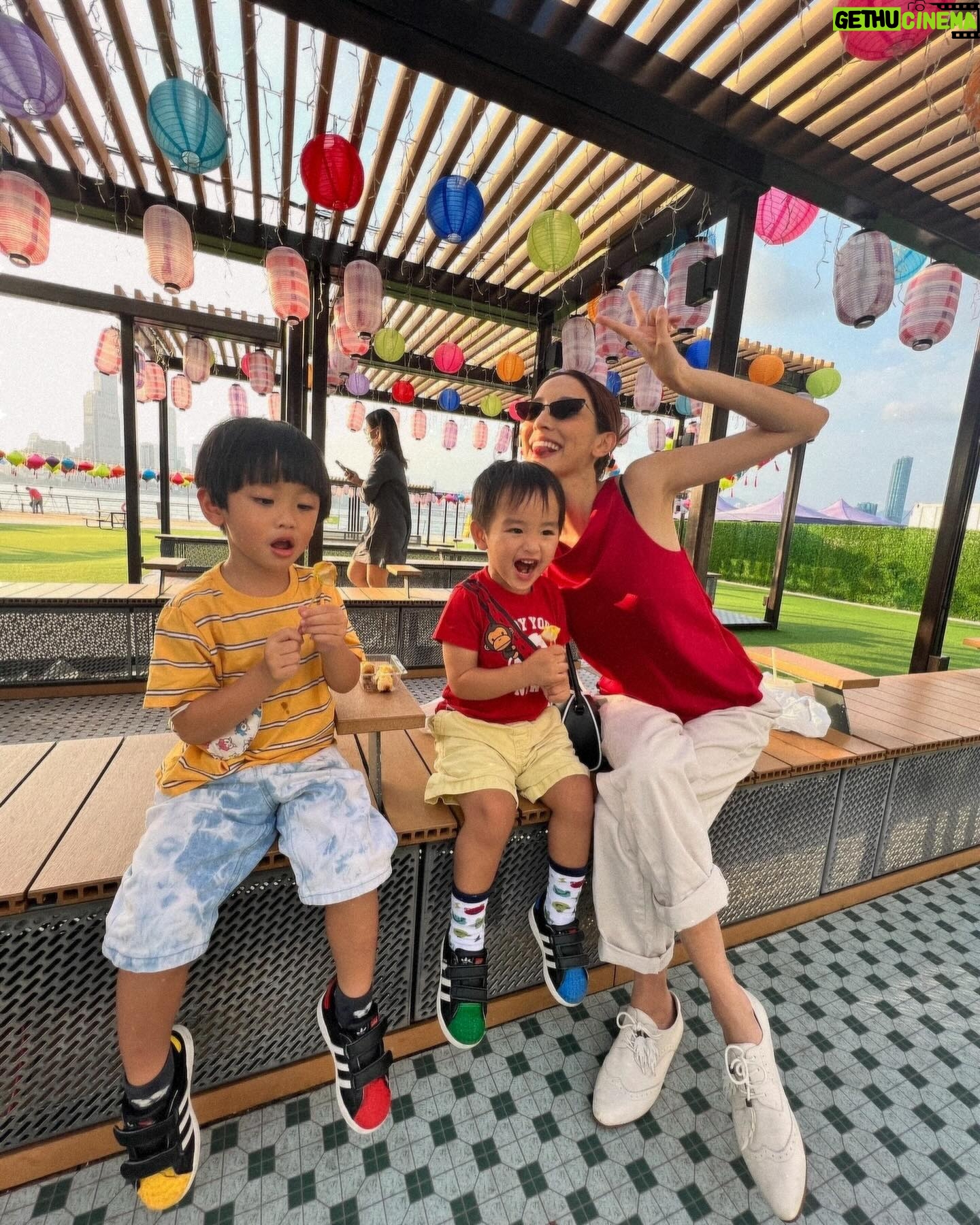 Grace Chan Instagram - And just like that I became a mother of three boys 🥹❤️ I can go on and on about how many times my heart felt so full simply by having them by my side. Or how I’m constantly touched by their purity and gentle love towards life and each other 💛 And not to forget how they drive me crazy but even the darkest eye circles are worth seeing them grow up strong and well And needless to say, I would and will do anything to keep them safe from harm and hurt. 🥺 To every Mother who gives their kids their WHOLE WORLD, thank you—and Happy Mother’s Day 💗🥹