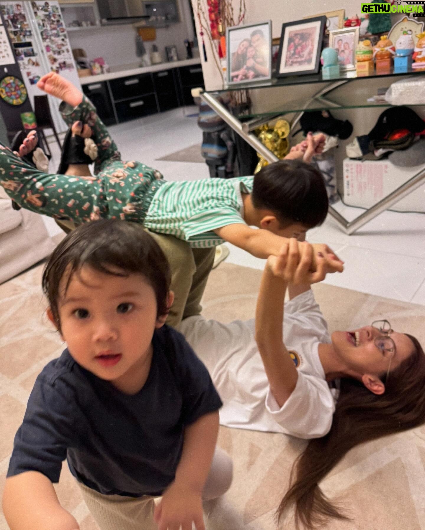Grace Chan Instagram - And just like that I became a mother of three boys 🥹❤️ I can go on and on about how many times my heart felt so full simply by having them by my side. Or how I’m constantly touched by their purity and gentle love towards life and each other 💛 And not to forget how they drive me crazy but even the darkest eye circles are worth seeing them grow up strong and well And needless to say, I would and will do anything to keep them safe from harm and hurt. 🥺 To every Mother who gives their kids their WHOLE WORLD, thank you—and Happy Mother’s Day 💗🥹