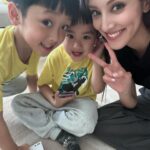 Grace Chan Instagram - And just like that I became a mother of three boys 🥹❤️ I can go on and on about how many times my heart felt so full simply by having them by my side. Or how I’m constantly touched by their purity and gentle love towards life and each other 💛 And not to forget how they drive me crazy but even the darkest eye circles are worth seeing them grow up strong and well And needless to say, I would and will do anything to keep them safe from harm and hurt. 🥺 To every Mother who gives their kids their WHOLE WORLD, thank you—and Happy Mother’s Day 💗🥹