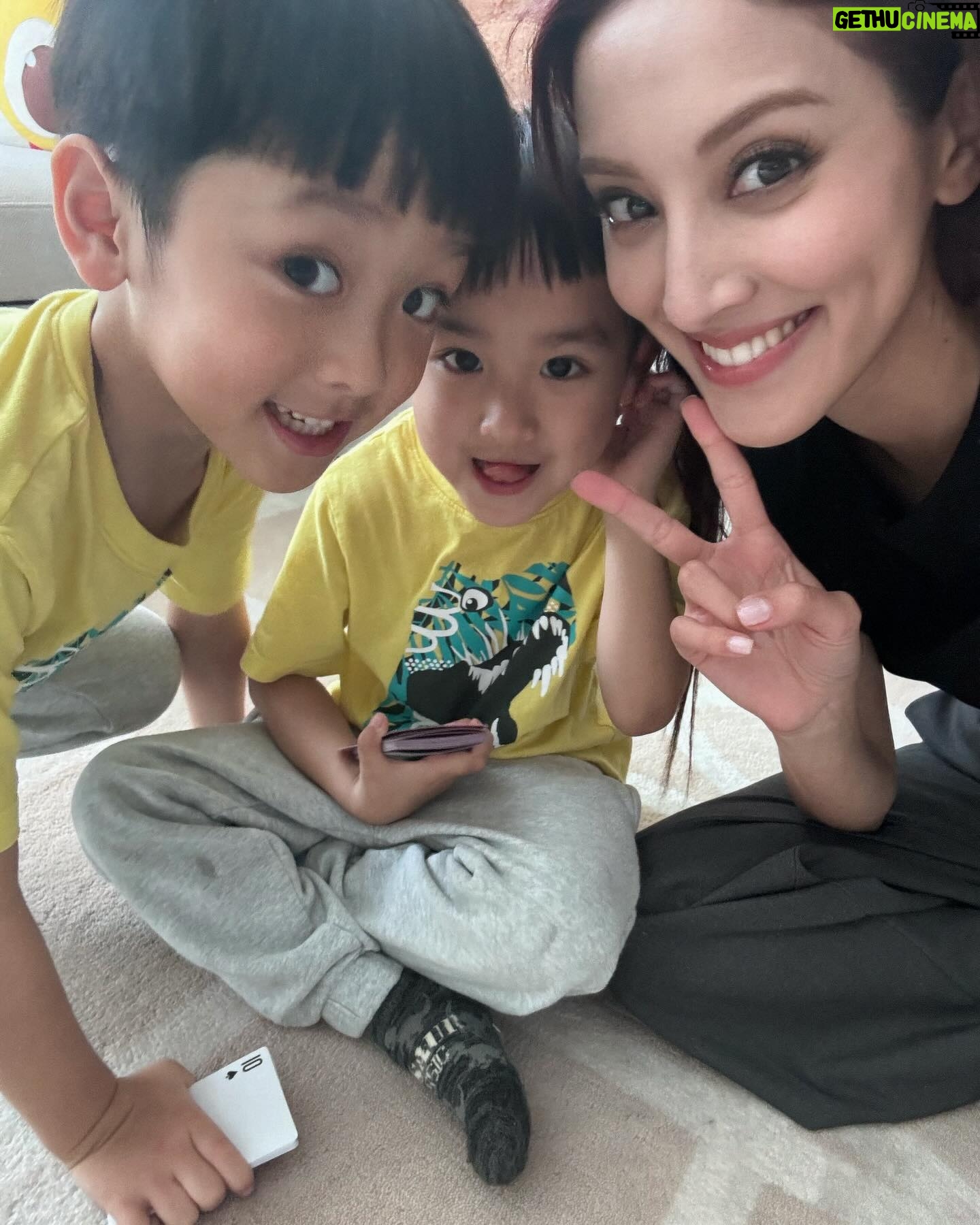 Grace Chan Instagram - And just like that I became a mother of three boys 🥹❤️ I can go on and on about how many times my heart felt so full simply by having them by my side. Or how I’m constantly touched by their purity and gentle love towards life and each other 💛 And not to forget how they drive me crazy but even the darkest eye circles are worth seeing them grow up strong and well And needless to say, I would and will do anything to keep them safe from harm and hurt. 🥺 To every Mother who gives their kids their WHOLE WORLD, thank you—and Happy Mother’s Day 💗🥹