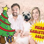 Grace Helbig Instagram - Merry Christmas, from the Helbig/Morgan household. We decided to do a more traditional Christmas card this year.