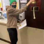 Grace Helbig Instagram – I rang the bell today!!! Radiation is finished! Though I didn’t know it came with a poem that you read out loud before you rang it. Which is an appropriate way to close out treatment since I didn’t know anything about breast cancer or chemo or radiation or this whole fever dream of an experience before it happened. And even getting to the “end” feels weird in a new way since this IS kinda what I know now. Go figure!

But here we are *waves chaotically* ringing a bell at the end of our radiation treatments. How amazing and also what the FUCK was that??? 🙃 This last year has been a swirl of contradictions….chaotic and inspiring, scary and encouraging, a clusterfuck and also an individual fuuuuuck. But, I’m really proud of myself. And so very thankful for the great family and friends and medical humans that helped so much. 

And I know I’ve said it a bunch already but thank you for all of your support. Wow, has it been more helpful than you might know. 🙏🏻

Now, onwards! I think. Right? Yes. What do you do when you’re finished with cancer treatment? Should I go to Disney? I already went to Cheesecake Factory for lunch and that was cool. Hmm. Much to think about. 

Anyway, great day. DING DONG.

The Good Luck Bell
Ring this bell
Three times well
Its toll to clearly say
My treatments are done
The course is run
And I am on my way