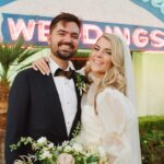 Grace Helbig Instagram - Happy one year of marriage to my husband, best friend, and person I literally can’t live without! This year got different…and harder…and weirder than we expected but it’s only made me love you more. And wow us knuckleheads really can do a lot together. Can’t wait til we get to do the “health” part of “in sickness and in health”! I love you, @elliottmorgan! 📸: @st.chelle