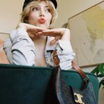 Grace Van Dien Instagram - my girl @celine #celineavatriomphe #celinepartner
