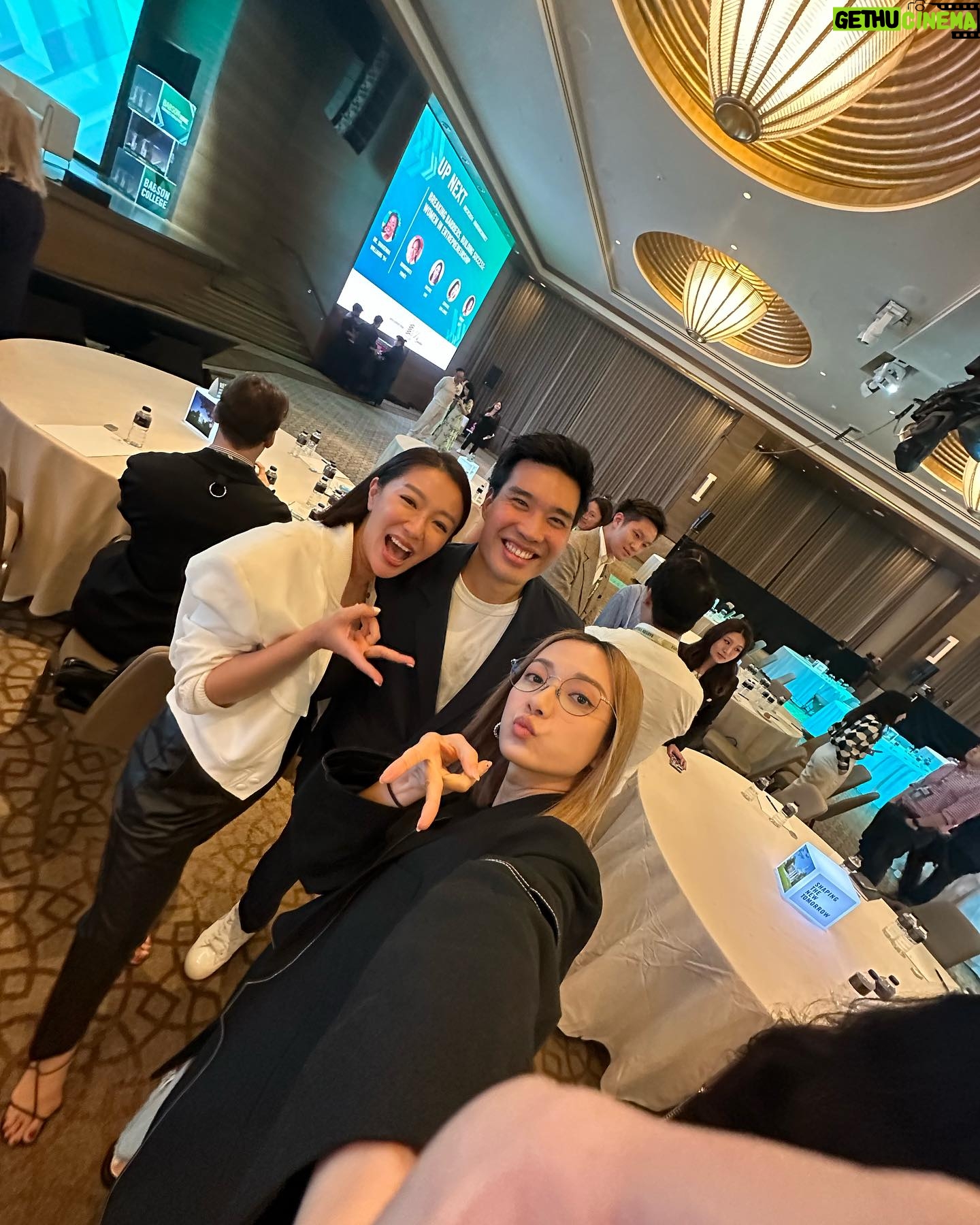 Grace Wong Instagram - Thank you @babsoncollege for inviting me to the International Summit 2024! So greatly honored to perform for my College and also where Danny got his MBA, of course he saw how wonderful Babson was after he came to visit me 🤭🤭🤭 Thank you President Spinelli for your super encouraging words of possibly me being a coach one day for senior executive women 🥹 I was like what??? my jaw literally dropped. But thinking about it, recently there has been a big part of my heart to coach and build up woman of this generation whether in arts and entertainment or market place or even for the Kingdom of God! Anyhooz it was sooo good to see old friends n new friends! It warmed my heart to have good heart to hearts n AMAZING FOOD in Singapore! This city is def something special, might have to make a trip back soon 😘 I’m curious, What do u guys think : Me being a mentor/ coach for women in entertainment or marketplace? 😳