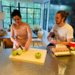 Gracie Gillam Instagram - A gathering of 2021 highlights! 1 - Nat surprising me with a fuck ton of flowers on my birthday as Talia gave me a tarot reading 2 - Making fried green tomatoes (grown in my garden) in Port Washington with Melissa, Tim, Milo, Ruby, Tom and Colette 3 - Ruby casts a sparkler spell on the 4th of July 4 - NYC for Talia’s birthday where they asked the driver to play his favorite music and we all sang Journey together 🎶 5 - A Virginia beach with my little cousins 6 - Giving my Mimi a facial while wearing her old outfit 7 - Evan and Asher play music during Evan’s birthday party 8 - Desert romp with my family as the dogs frolicked among the saguaro cactuses 9 - Popping a demi bottle of Champagne after Nat popped the question (with a gorgeous Fox and Stone raw emerald ring) 10 - Screenshot from the video Nat got of the proposal (which I won’t post here bc I didn’t know I was being filmed and it’s not PG throughout)