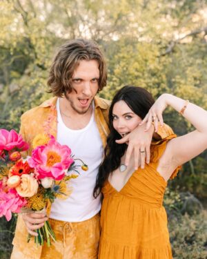 Gracie Gillam Instagram - I got married 309 days ago and I’m fiiiinally posting the wonderful pictures by the incomparable @mollymcphoto! What a day. So much joy. Do you think people will be like “heck yeah” or bothered that I don’t shave my armpits?