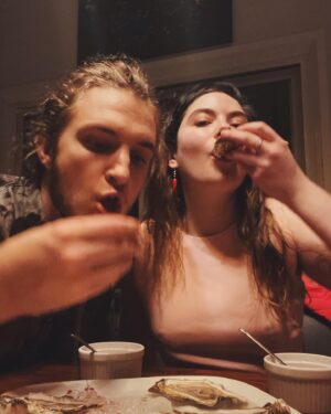 Gracie Gillam Instagram - “Non, je ne regrette rien. Ni le bien qu’on m’a fait, ni le mal, tout ça m’est bien égale. Car ma vie, car mes joies, aujourd’hui...ça commence avec toi!”
Sorry if the Edith Piaf is cheesy, but seriously, I regret nothing, not the good, not the bad, because it brought me to you. Four Valentine’s days down, and counting. ❤️❤️❤️❤️ I love you @natjohnzang, for many reasons, one of which is that you want to try cooking things we saw on Masterchef Jr.