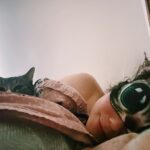 Gracie Gillam Instagram – Two points if you can spot the real cat