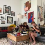 Gracie Gillam Instagram - A gathering of 2021 highlights! 1 - Nat surprising me with a fuck ton of flowers on my birthday as Talia gave me a tarot reading 2 - Making fried green tomatoes (grown in my garden) in Port Washington with Melissa, Tim, Milo, Ruby, Tom and Colette 3 - Ruby casts a sparkler spell on the 4th of July 4 - NYC for Talia’s birthday where they asked the driver to play his favorite music and we all sang Journey together 🎶 5 - A Virginia beach with my little cousins 6 - Giving my Mimi a facial while wearing her old outfit 7 - Evan and Asher play music during Evan’s birthday party 8 - Desert romp with my family as the dogs frolicked among the saguaro cactuses 9 - Popping a demi bottle of Champagne after Nat popped the question (with a gorgeous Fox and Stone raw emerald ring) 10 - Screenshot from the video Nat got of the proposal (which I won’t post here bc I didn’t know I was being filmed and it’s not PG throughout)