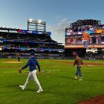 Grant Gustin Instagram - Thank you again to the @mets for an unforgettable experience. I loved the Mets as a kid because I’m from Virginia where we somehow have ZERO big league teams, but my hometown team, the @norfolktides was the Mets AAA affiliate - I also have love for the Orioles for this same reason - and while I live in LA these days and am a passionate Dodgers fan, I still have love for both those teams. This was any baseball fan’s bucket list moment. (I might have to get a @zshort_4 Mets jersey now).