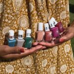Greta Onieogou Instagram - #essiepartner still very much in my daisy jones era, and stoked to be celebrating national nail polish day today with @essie new gel couture collection, “fashion freedom”! it’s gonna be cowboy boots and groovy long-wear nails all summer long over here folks 💅🏾🤠 @cvs_beauty