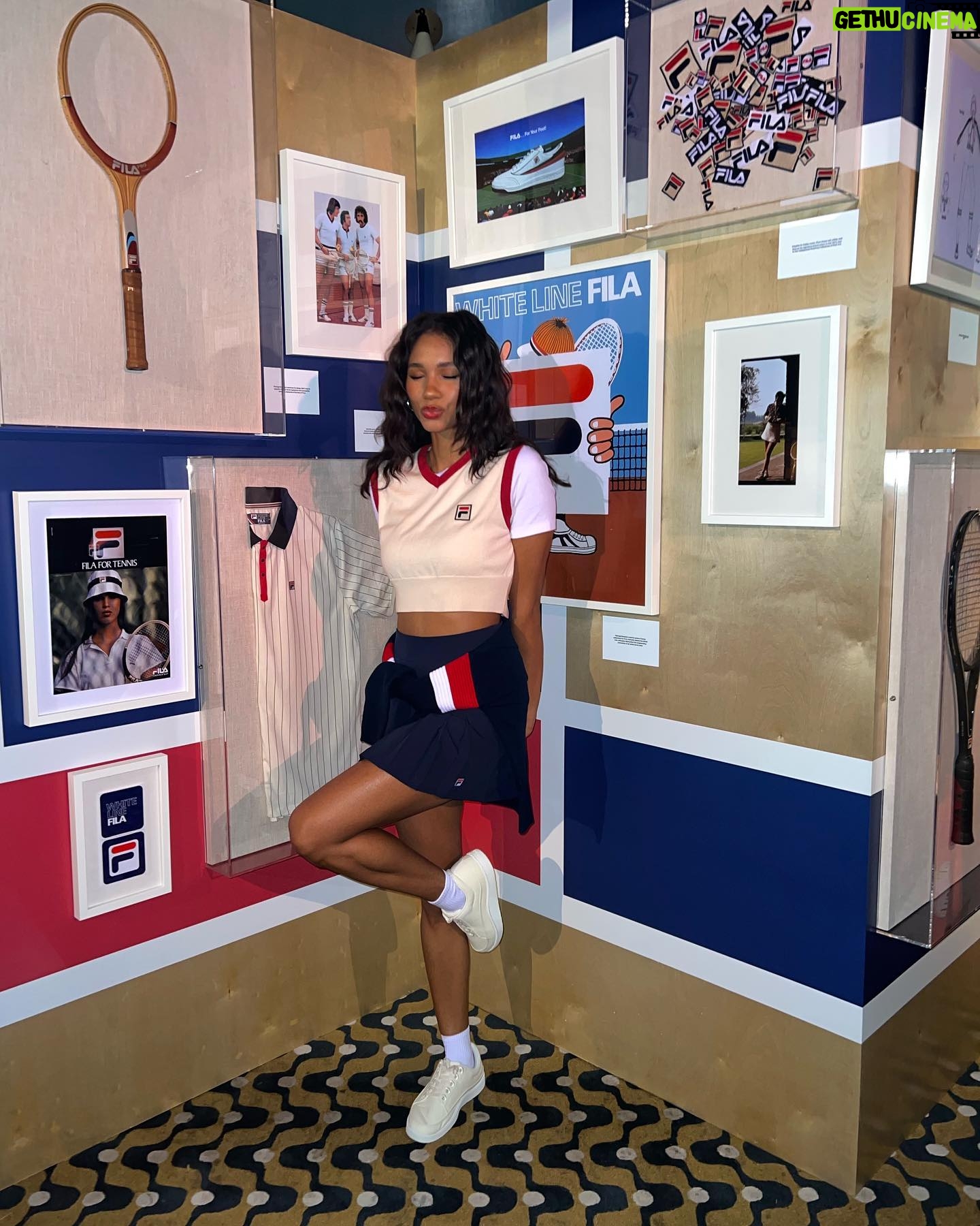 Greta Onieogou Instagram - celebrating 50 years of tennis with @filausa ❣️