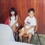 Gustavo Stockler Instagram – Feliz dia das crianças. E a segunda foto não cansa de me surpreender com as coincidências da vida né.