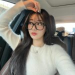 Gyeongree Instagram – 앞모리 갱.. 그리고 새로 맞춘 운전용 앵굥🥸