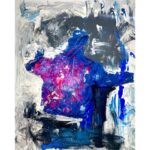 Ha Ji-won Instagram - Traces of_mixed media on canvas_100f_2021_Polarpo @see.stheday