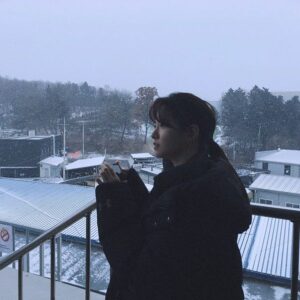 Ha Seung-lee Instagram - 눈와서 좋았던 날⛄️