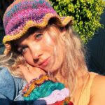 Haley Lu Richardson Instagram - all I have been doing with my life is crocheting hats and scrunchies. they are available on Etsy at @hookedbyhaleylu 🍟🍟🍟🍟🍟🍟🍟🍟🍟🍟