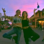 Haley Lu Richardson Instagram – i don’t know why we are doing this pose but isn’t the sky pretty and also i went on all the scary rides at knott’s berry farm some of them three times even !!!! like that one where you’re strapped in and your feet are dangling and they hold you at the top of this big pole thing just long enough for you to think something broke and then you drop two hundred fifty feet. ya. did that three times. and that one rollercoaster where you go from zero to like a billion miles an hour in a second and shoot straight up then just fall head first to the center of the earth. yup two times. cried both times. it was so fun though!!! and I am super proud of myself for giving in to peer pressure so many times…. ? :)