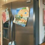 Haley Lu Richardson Instagram - fridge art is cozy :)