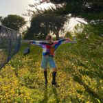 Haley Lu Richardson Instagram - Just me bein silly on a rock and in some flowers wearin a cutie outfit from @thredUP asking you to thrift if you have a shopping addiction like me cause it’s better for the planet and it’s a BLAST peace out babies happy almost earth day weeee!!!!!! #thredUPpartner