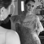 Haley Lu Richardson Instagram – this dress was custom made for me 🥹

thank you @rodarte & @seanknight
