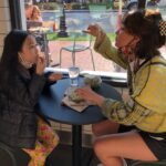 Haley Lu Richardson Instagram – we decided we are goats because we are the greatest of all time and also because we eat grass 🐐 🐐