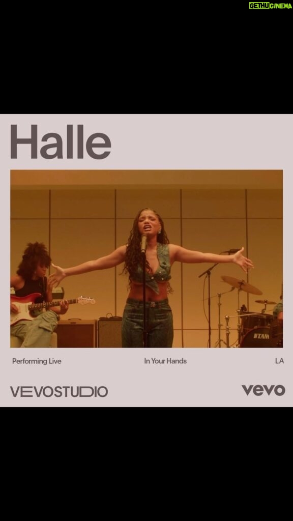 Halle Bailey Instagram - my vevo performance of in your hands is out now💕✨link in bio & story ✨hope you enjoy