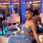 Halle Bailey Instagram – today 🤍🩵✨