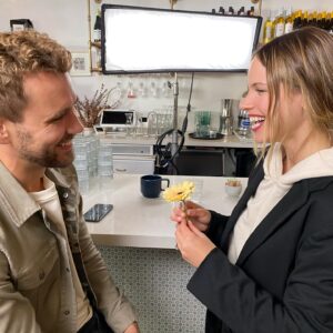 Halston Sage Instagram - BTS from The List! Available now on Amazon!