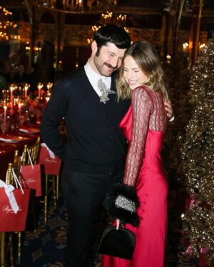 Halston Sage Instagram - The prettiest evening and prettiest accessories! Thank you @rogervivier