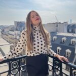 Halston Sage Instagram – Outfit of my dreams in the dreamiest city ❤️