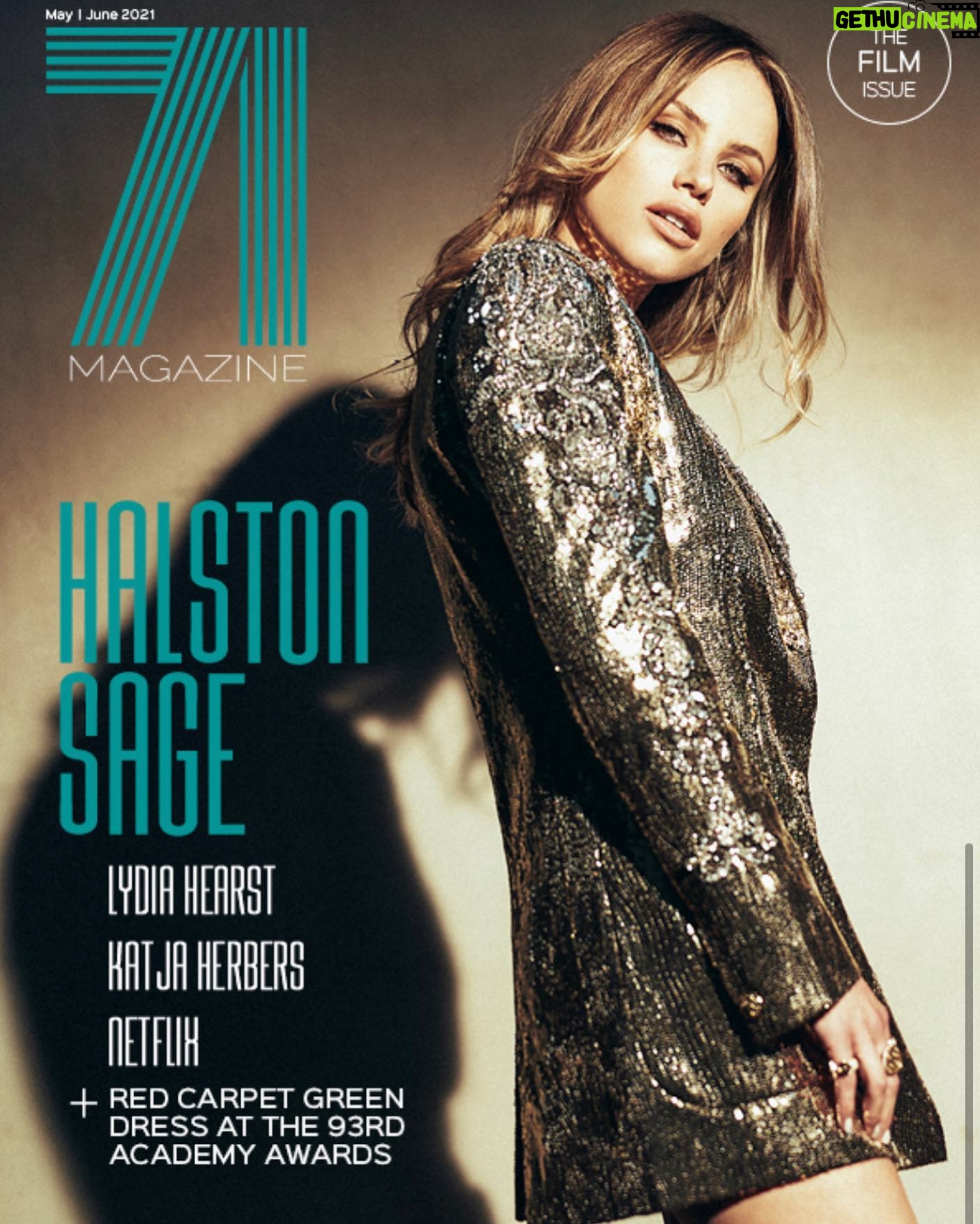 Halston Sage Instagram - Thank you @my71mag for getting us all back together ✨ @katesynnottmakeup @laurapolko @jeanannwilliams