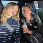 Halston Sage Instagram - BTS from The List! Available now on Amazon!