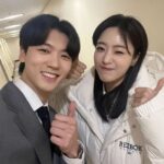 Ham Eun-jeong Instagram - #수지맞은우리 에 윤다훈선배님 뵈러온 #사랑의꽈배기 옛짝꿍 하루오빠 승원이, #피도눈물도없이 세트가 같은날이라 너무 반가웠던 또다른 옛짝꿍 세현오빠! 다들 예전보다 어딘가 자랐다아🥸!!! 보고싶은 @sonsungyoon @joorikimx 그리고 @cine33 ❤️ 응원해주는 우리사이 모두 소중,,,✨