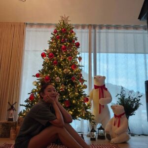 Han Hye-jin Instagram - ❄️Merry Christmas!⛄️서울에 있으면 강원도에 오고싶고..강원도에 오면 서울에 가기 싫고🤣 여러분은 크리스마스트리 하셨나요? 전 좀 늦었어요^^ 열심히 만들어서 여러분께 보여드리고 싶었어요! 어때요? 저 잘 만들었나요😁 그런데.. 여러분은 크리스마스에 뭐 하시나요? 저는 말이죠...흠........🥹