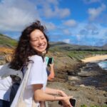 Han Ji-hyun Instagram - 정말 쨍하게 맑은 날씨가 앞으로 내 미래도 맑고 화창하게 만들어줄것처럼 환했다 ㅡ까만콩 이유2ㅡ