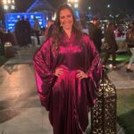 Hanan Motawie Instagram - سعدت بإحتفالية قناة النهار ووشوشة واشكرهم لحفاوتهم لمسلسل وعود سخية و سره الباتع Special thanks Hair : @mostfadahab Makeup: @samehhanafy Dress & Styling by : @yakancy كل الحب والتقدير ودائما رمضان يجمعنا❤️
