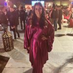 Hanan Motawie Instagram - سعدت بإحتفالية قناة النهار ووشوشة واشكرهم لحفاوتهم لمسلسل وعود سخية و سره الباتع Special thanks Hair : @mostfadahab Makeup: @samehhanafy Dress & Styling by : @yakancy كل الحب والتقدير ودائما رمضان يجمعنا❤️